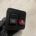 1977-1985 Porsche 924 Hazard & Defrost Switch W/ Housing P/N:477857138. Fixed Price $30.00.