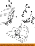 Gm Oem Rear Seat Belt-lap Assembly 12369342. Fixed Price $57.75.