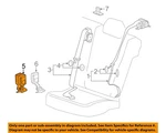 Gm Oem 14-15 Impala Restraint Systems Rear Seat Belts-buckle 19330857. Fixed Price $163.32.