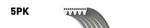 Gates Alternator Fan V-ribbed Drive Belt 5PK870 Brand New Year Warranty. Fixed Price $18.19.