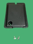 87-97 1993 Nissan Pickup D21 Left Driver Seat Belt Trim Cover Grey. Fixed Price $13.95.