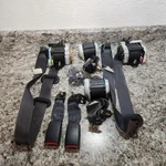 02-06 Acura Rsx Type Front & Rear Seat Belt Set + Buckles Black Oem 04. Fixed Price $149.99.