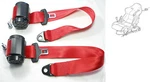 Ferrari 348 355 Red Seatbelt Set, New. Fixed Price $235.00.