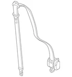 Genuine Cadillac Chevrolet 3RD Row Seat Belt Retractor Left 89022624. Fixed Price $159.56.