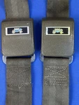 1967-1972 Chevrolet Gm Seat Lap Belt Buckles Robbins 300 6704 Brown Carriage Usa. Fixed Price $50.00.