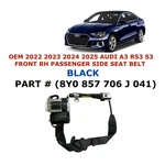 2022 2023 2024 2025 Audi A3 RS3 Front Right Side Seat Belt Black. Fixed Price $120.00.