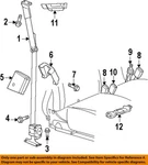 Chrysler Oem Front Seat Belts-extension 5135197AA. Fixed Price $77.25.