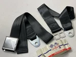 Safetboy STBSB2LABK 2PT Black Lap Seatbelt Airplane Buckle Harness Rod Rat Truck. Fixed Price $26.95.