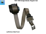 1987 1988 1989 1990 Dodge Dakota Left Front Retractor Oem. Fixed Price $99.00.