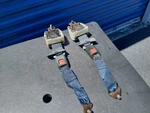 82-85 Toyota Celica / Supra Rear Seat Belts & Receivers Blue RA65 MA61. Fixed Price $125.00.