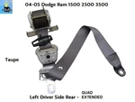 5GU981L8AH 02-05 Dodge Ram Rear Left Right Retractor Quad. Fixed Price $89.00.