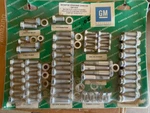 Gardner Westcott Big Block Chevrolet, Chrome Bowtie Hexagonal Bolt, Dress Up Kit. Fixed Price $109.00.