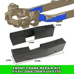 Front Frame Repair Kit 2004-2008 Ford F150 New. Fixed Price $155.00.