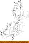 Gm Oem Front Seat Belt-retractor Assembly Guide Left 16799273. Fixed Price $7.65.