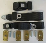 Black With Mounting Hardware Kit Seatbelts Universal Replacement: 110". Fixed Price $110.00.