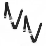 D Truck 1966-1971 Airplane 2PT Black Lap Bucket Seat Kit Belts. Fixed Price $81.50.