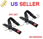Pair Adjustable 2 Point Auto Car Bus Safety Lap Strap. Fixed Price $16.25.
