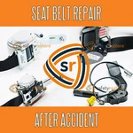 Seat Belt Repair Pretensioner Rebuild Reset - Service After Accident Oem. Fixed Price $74.98.