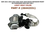 2021 22 23 24 25 2026 Buick Envision Right Side Seat Belt W/wire Light Gray. Fixed Price $80.00.