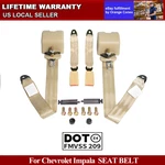 2X 3-POINT Adjustable Car Safety Seat Belt Straps Kit For Chevrolet Impala Beige. Fixed Price $39.98.