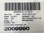 Fits 2018 - 2021 Ford Expedition Front Rh Passenger Seat Belt Retractor Gray Oem. Fixed Price $103.20.
