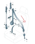 New Audi Q5 Front Right Seatbelt Original. Fixed Price $411.39.