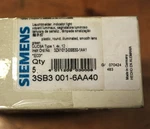 Siemens 3SB 001-6AA40, Pilot Light, Round Green, Of 5 New. Fixed Price $7.99.