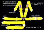 Rjs Racing Sfi 16.1 Cam Lock Pt Harness Roll Bar Yellow Sternum Strap 1040106. Fixed Price $219.95.