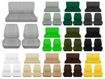 Front And Rear Car Seat Covers Fits 1961 To 1967 Vw/ Volkswagon Beetle 20 Colors. Fixed Price $159.99.