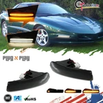Smoked Black Led Drl Signal Lights 1PAIR For 93-97 Pontiac Firebird/trans Am LS1. Fixed Price $79.99.