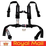 Kyostar Heavy Duty 2'' 4 Point Racing Safety Harness Shoulder Pads Seat Belt Uk. Fixed Price $80.90.