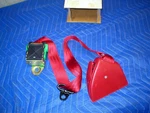 1982-92 Camaro Firebird Convertible Front Driver Seat Belt Retractor Flame Red. Fixed Price $249.95.