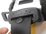 Mercedes C-class Black Rear Left Seat Belt A2048609185 / GA0020. Fixed Price $85.00.