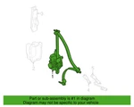 Honda 04818-S0X-A02ZG Front Left Green Lap & Shoulder Belt For 02-04 Odyssey New. Fixed Price $299.97.