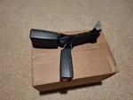 Black 03-08 Ford Crown Victoria Police Rear Seat Belt Buckle. Fixed Price $35.00.