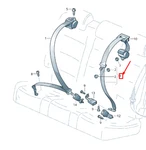 New Audi Q5 Rear Center Seatbelt Original. Fixed Price $213.10.