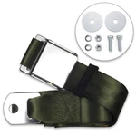 Retrobelt Green Aviation Lap 60" With Hardware. Fixed Price $42.99.