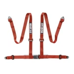 Sparco Street Harness Belt 2" Red 4 Point Bolt-in Snap Buckle. Fixed Price $145.00.