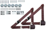 1965-73 Ford Mustang Shoulder Seatbelt Kit Bucket Aviation Burgundy. Fixed Price $228.99.
